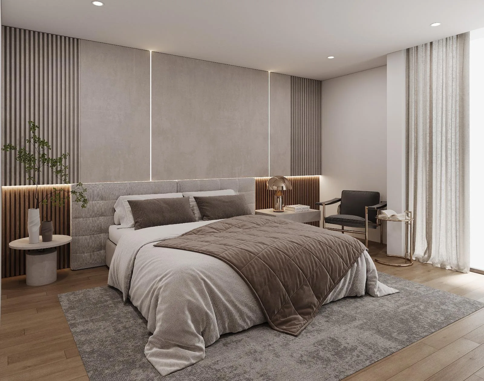 Avant-Garde six-bedroom house bedroom — artist's impression