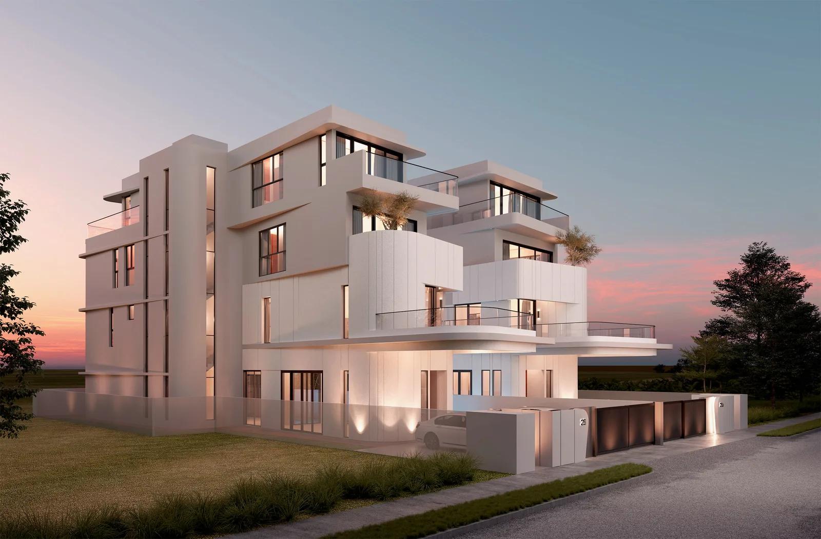 Avant-Garde twin detached Plot A — artist's impression