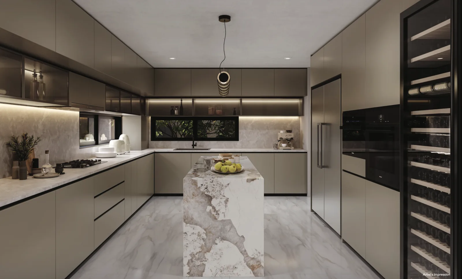 Kitchen, 14 Dyson Road — artist's impression