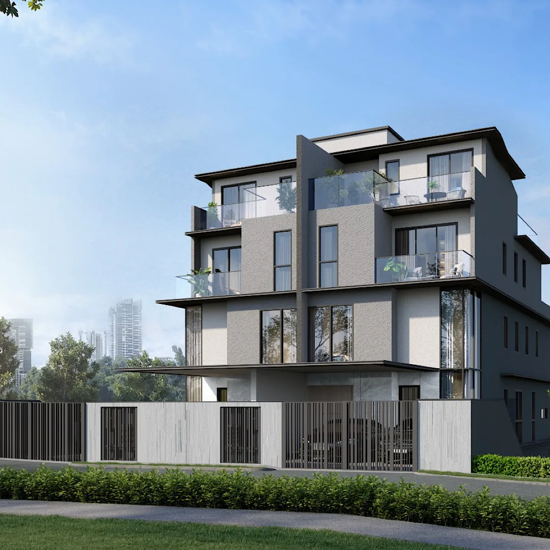 10 and 10A Chancery Hill Road, Type B semi-detached homes — artist's impression