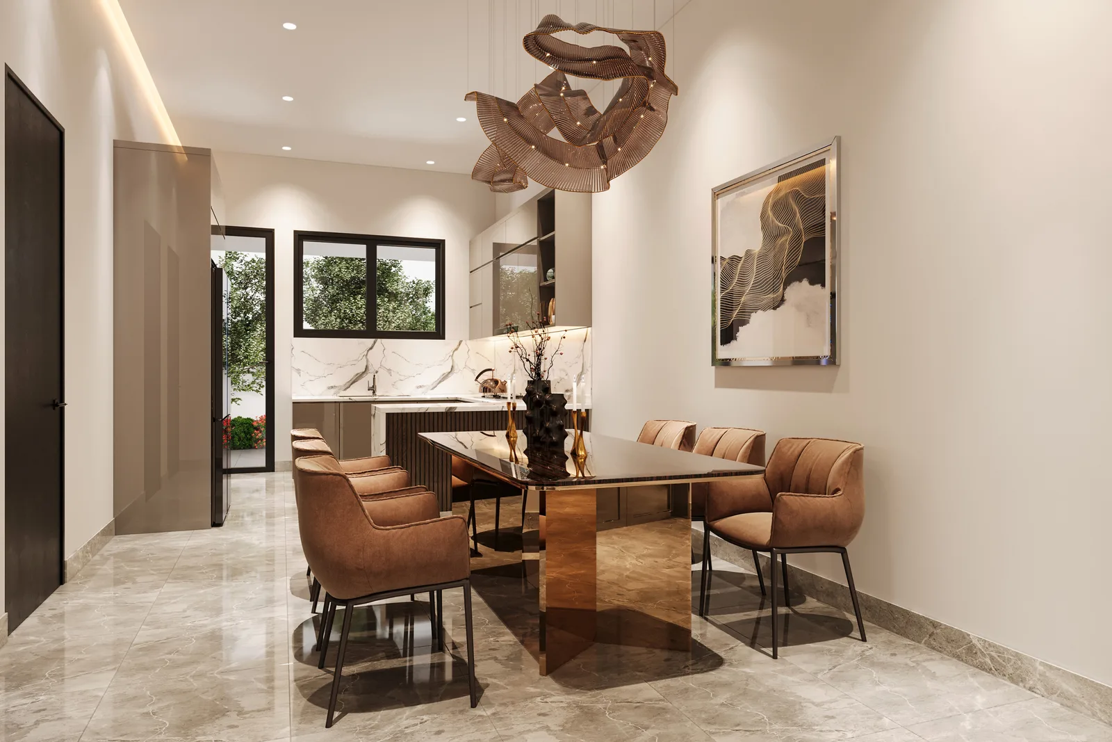 Chevron Collection kitchen — artist's impression