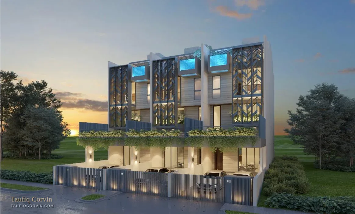 Chevron Collection Plot 1, Singapore District 15 — artist's impression