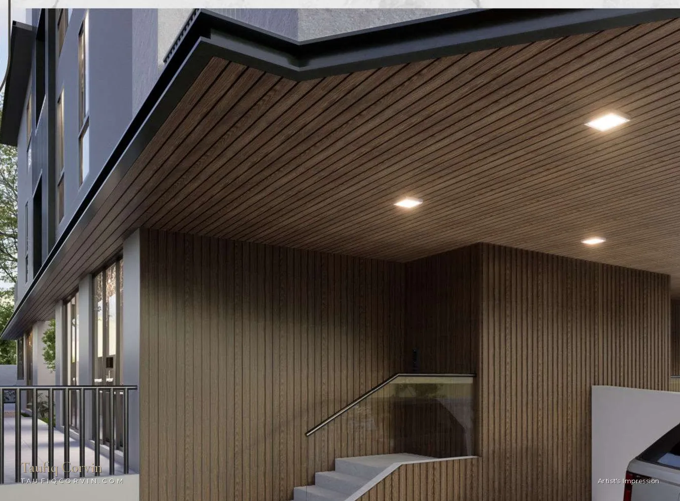Eminent Plot 2 car porch, Lorong G Telok Kurau District 15 — artist's impression