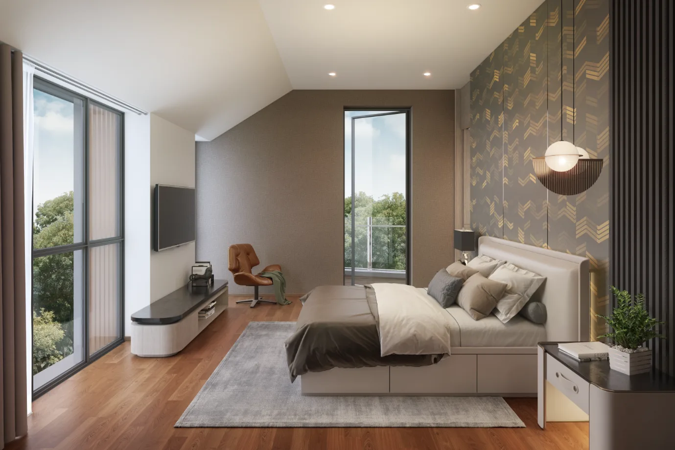 Greenbank Park bedroom — artist's impression