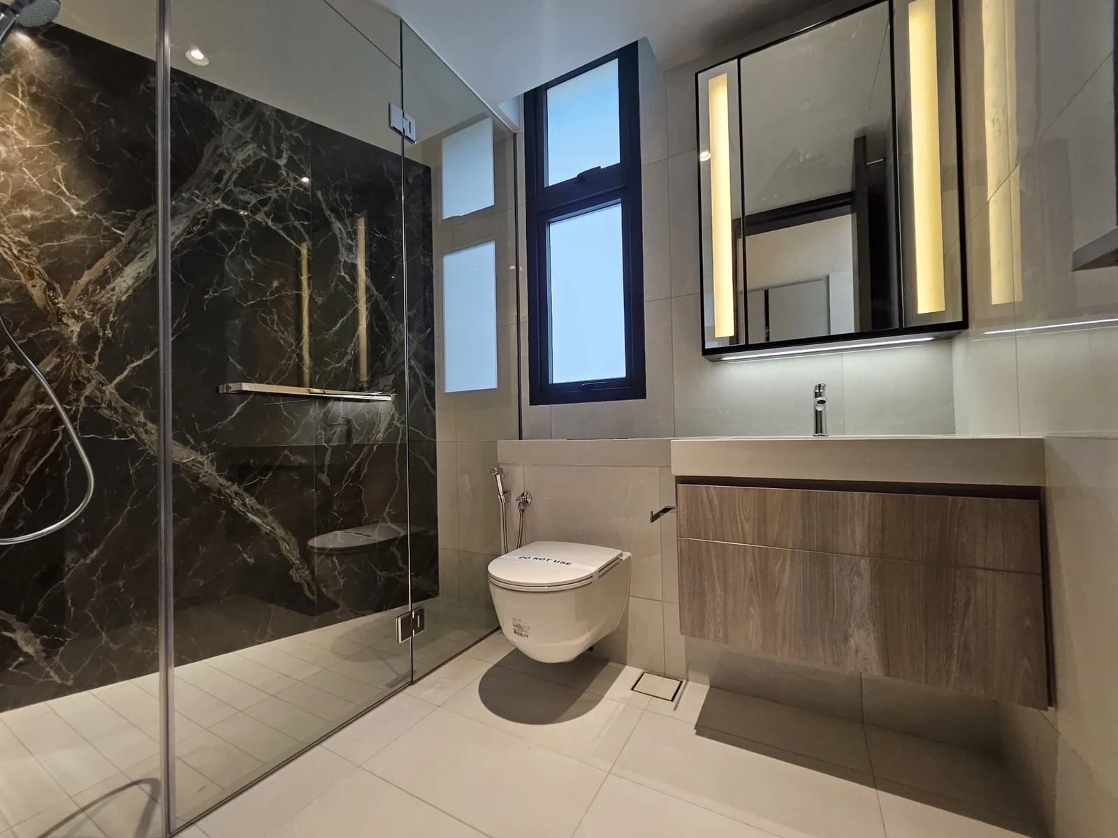 Greenbank Park completed bathroom — site photograph