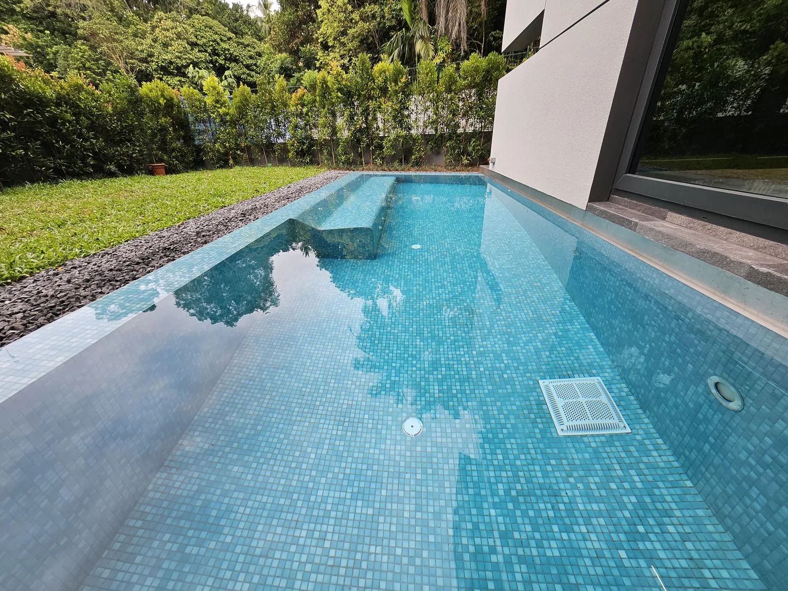 Greenbank Park completed pool — site photograph