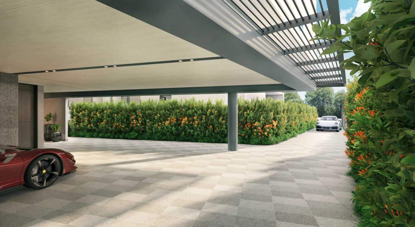 Greenbank Park car porch — artist's impression