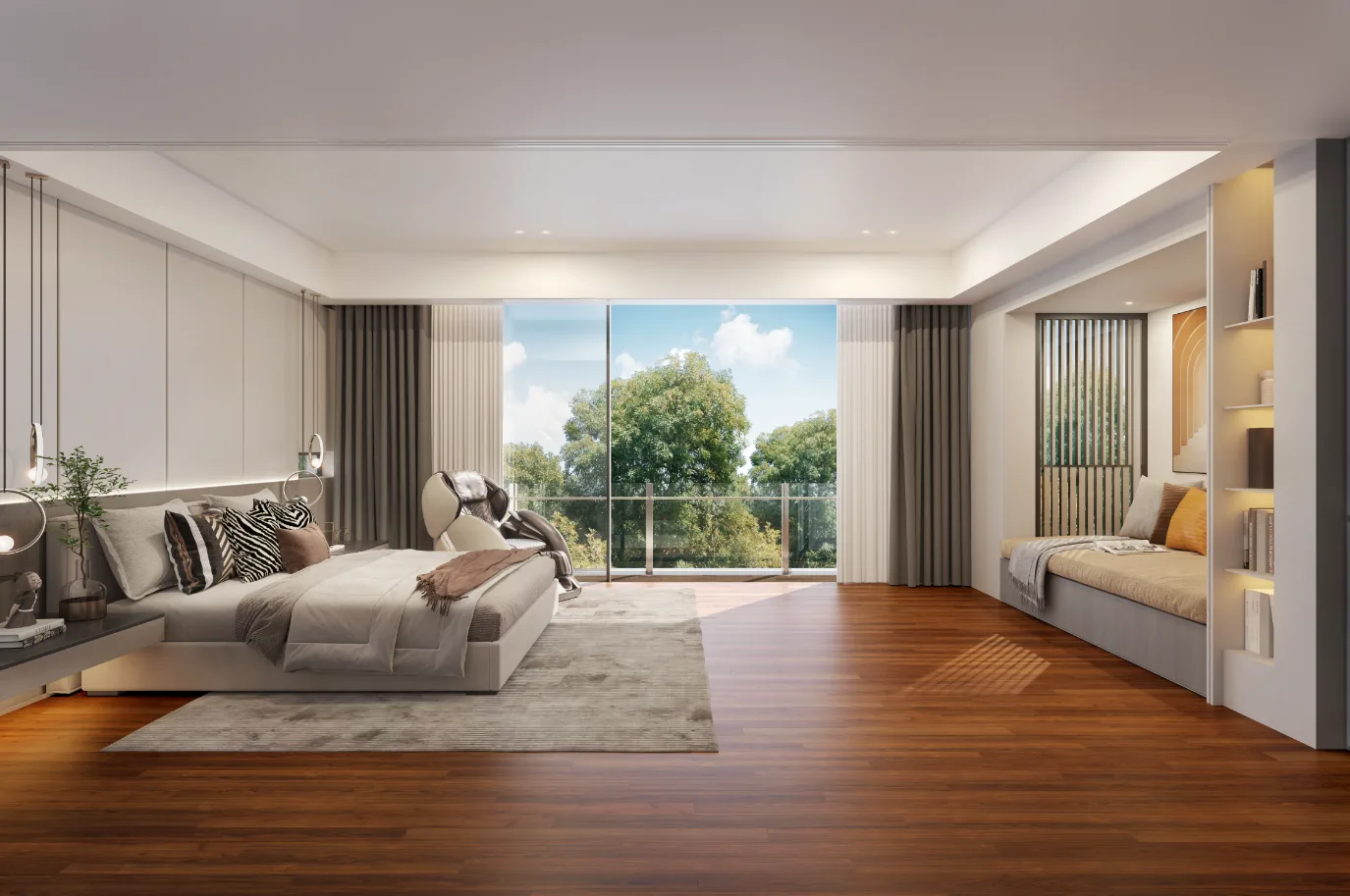 Greenbank Park master bedroom — artist's impression