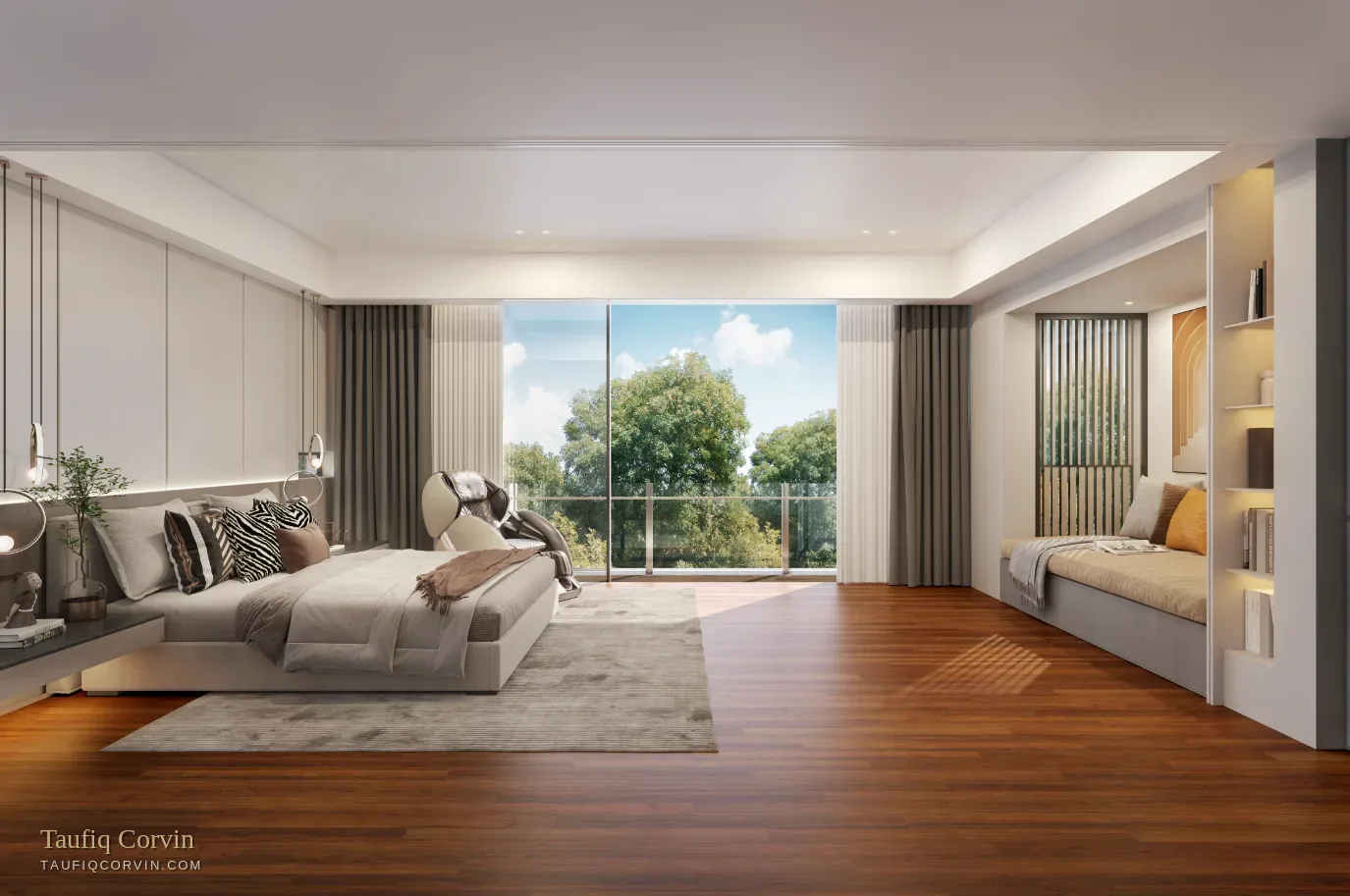 Greenbank Park master bedroom, Singapore District 21 — artist's impression