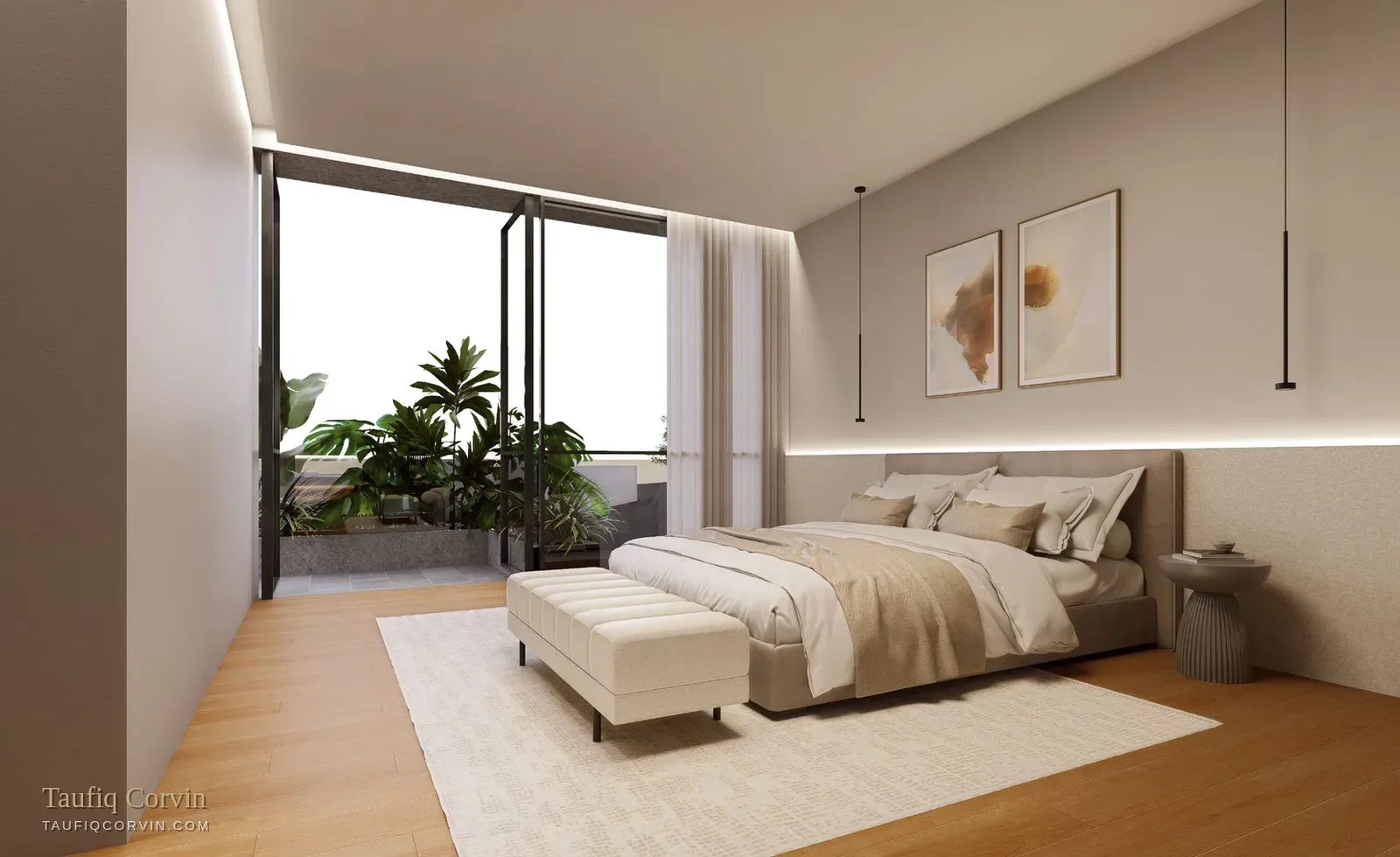 Senang bedroom — artist's impression