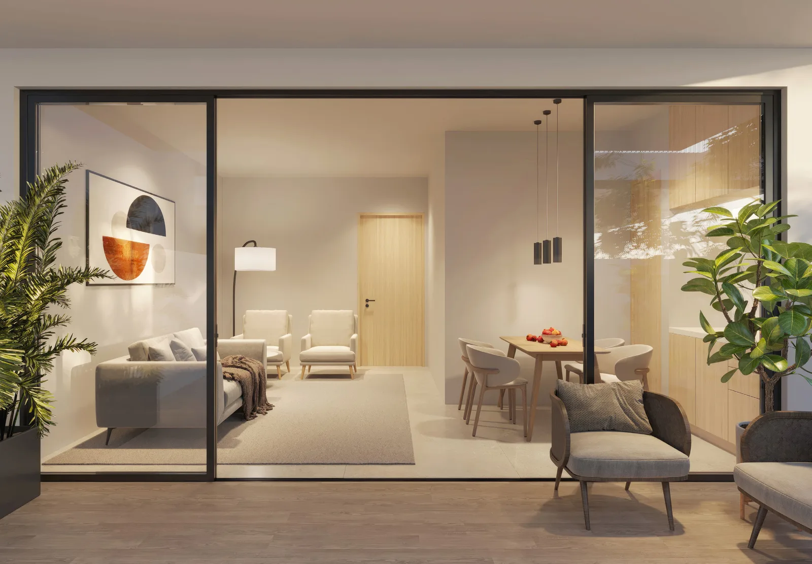 Kheam Hock Road courtyard — artist's impression