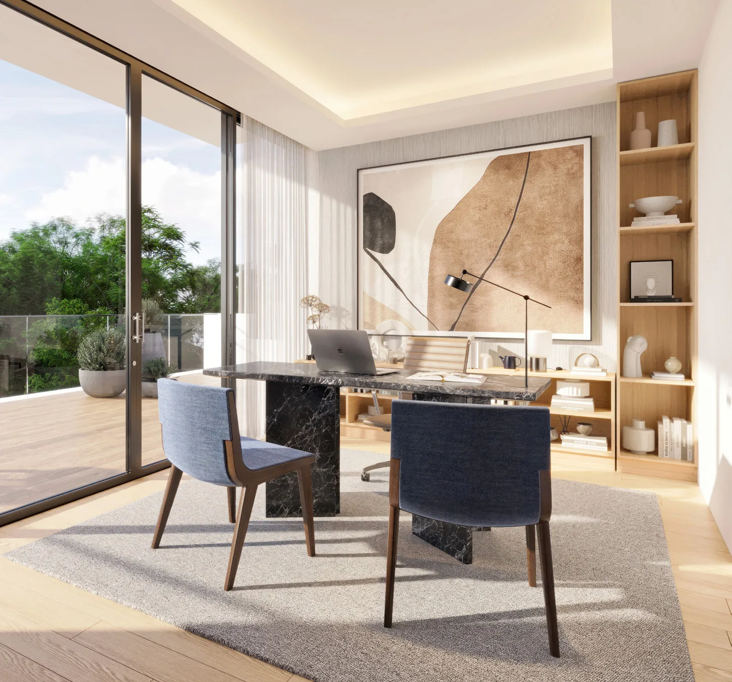 Kheam Hock Road living and dining — artist's impression