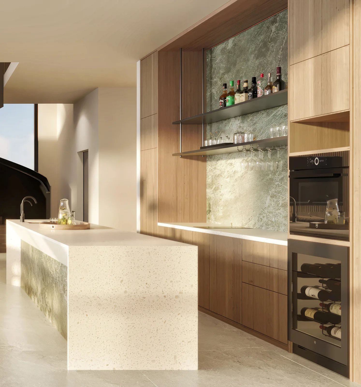 Kheam Hock Road master bathroom and wardrobe — artist's impression