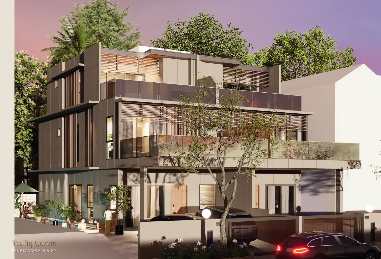 Namly Rise semi-detached houses — artist's impression