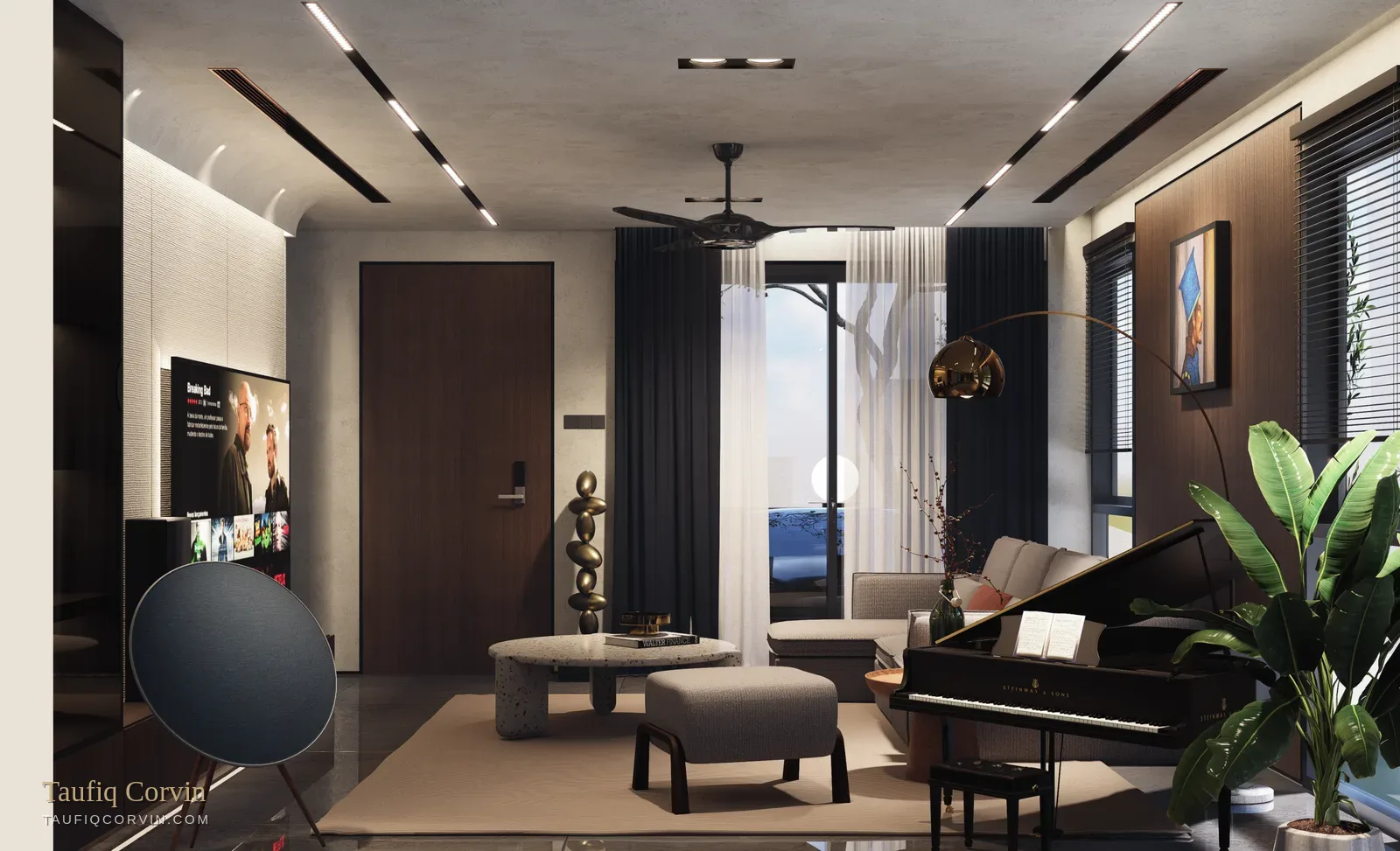 Namly Rise living room — artist's impression