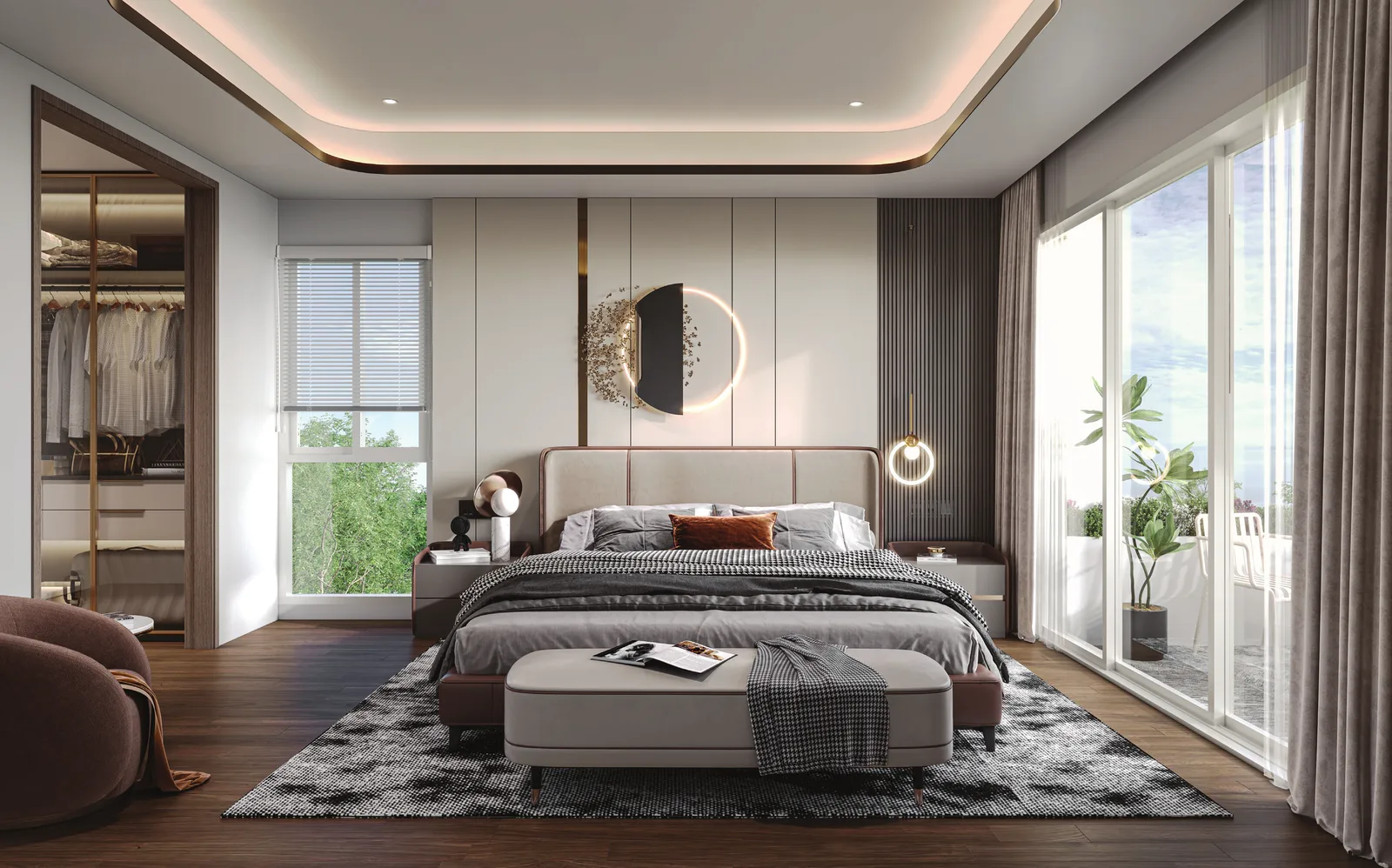 Oceanscape Residences master bedroom — artist's impression