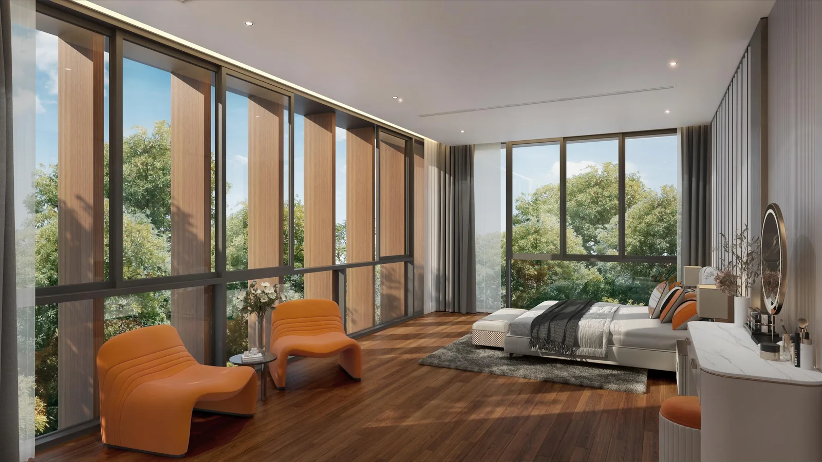 Old Tampines Road bungalow master bedroom — artist's impression