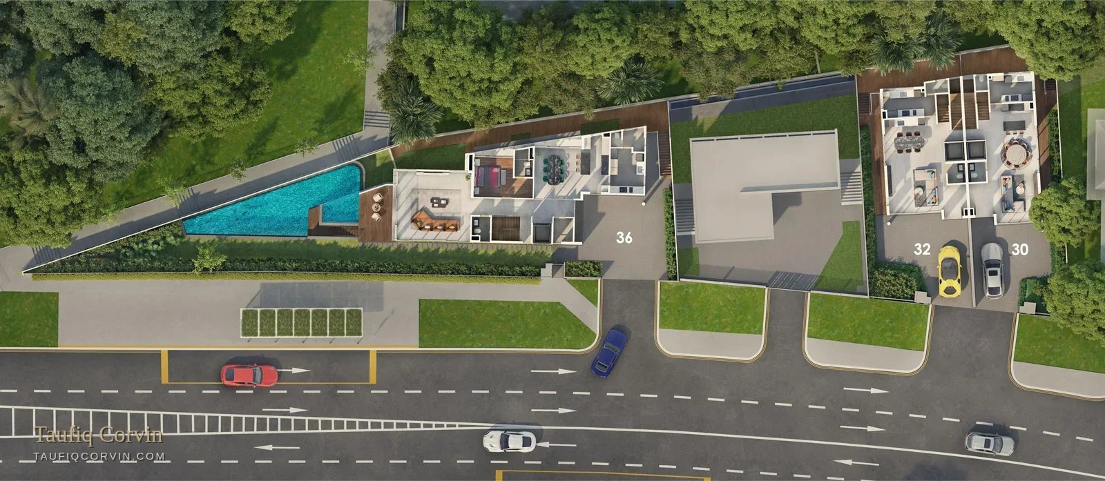 Villas @ Old Tampines Road site plan, Singapore District 17