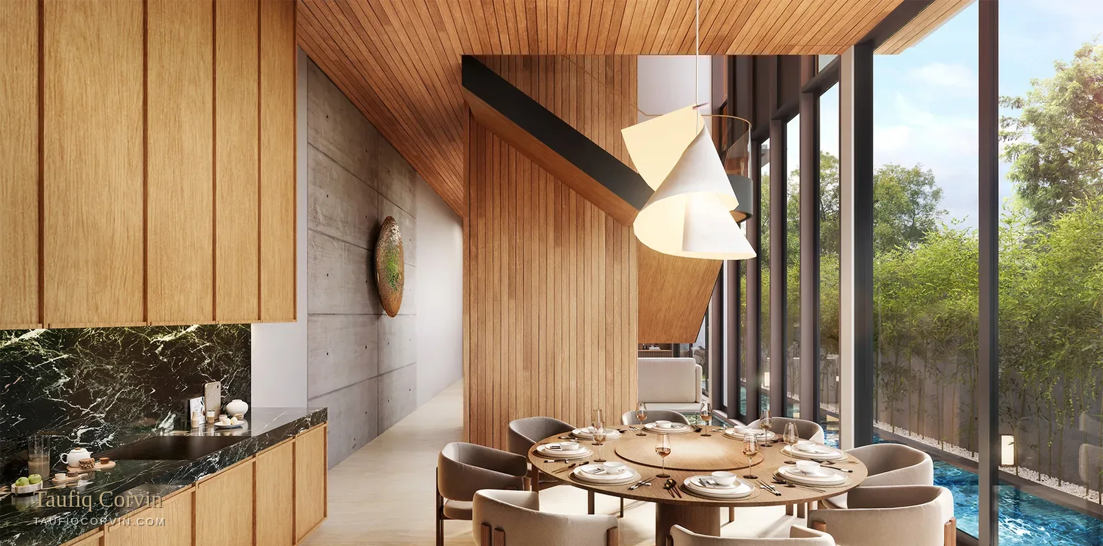 Solstice dining area — artist's impression