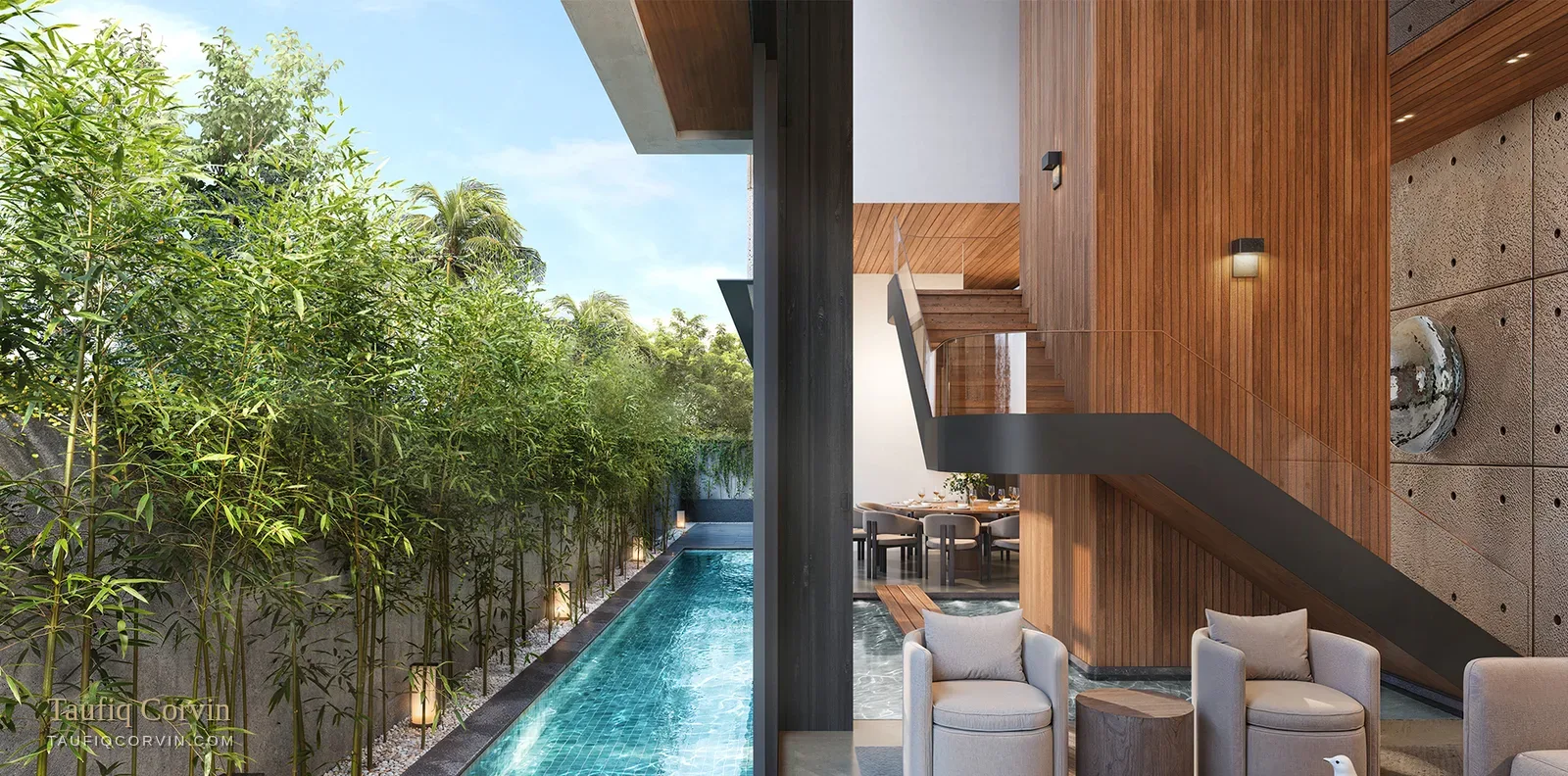 Solstice poolside lounge — artist's impression