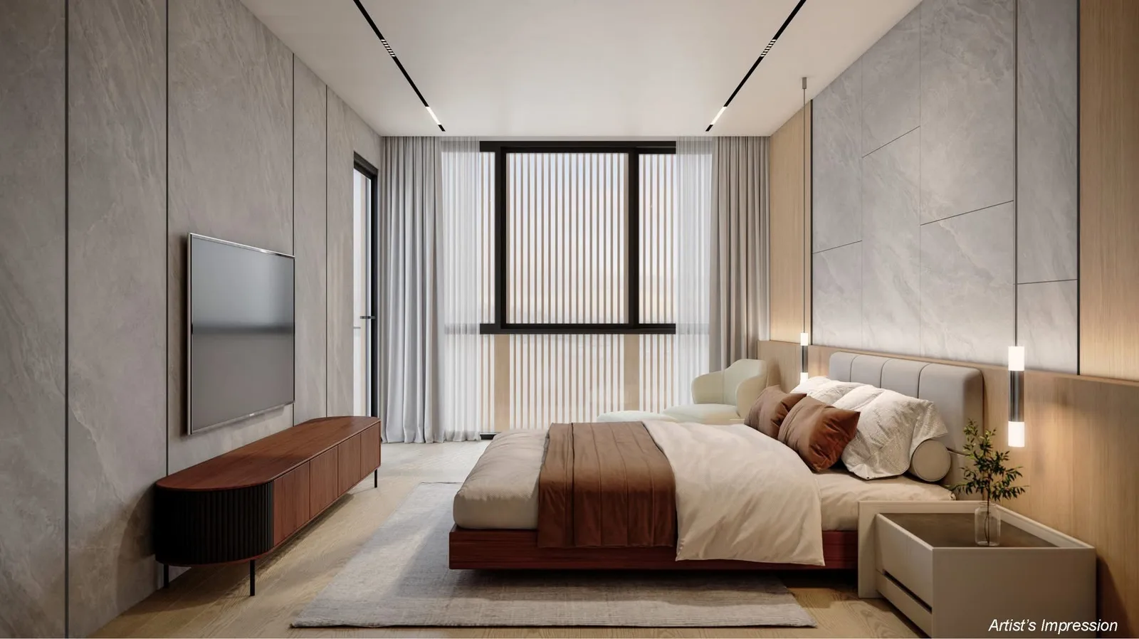 Springleaf Collection bedroom — artist's impression