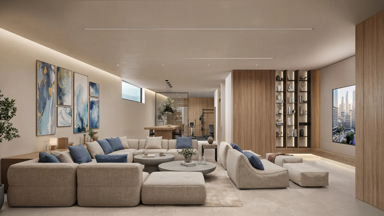 Tan Boon Chong Avenue basement entertainment room — artist's impression