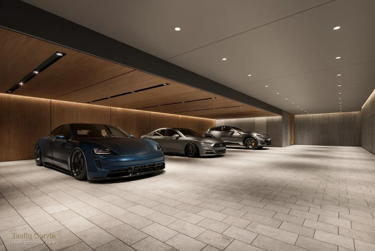 Ventura House covered arrival court — artist's impression