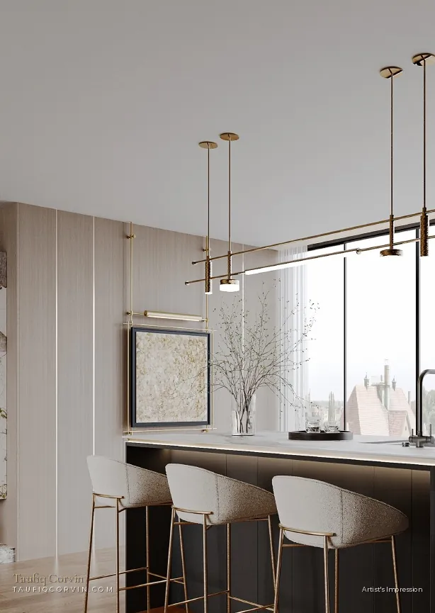 Watten Sanctuary attic bar, Watten Estate Road, Singapore District 11 — artist's impression