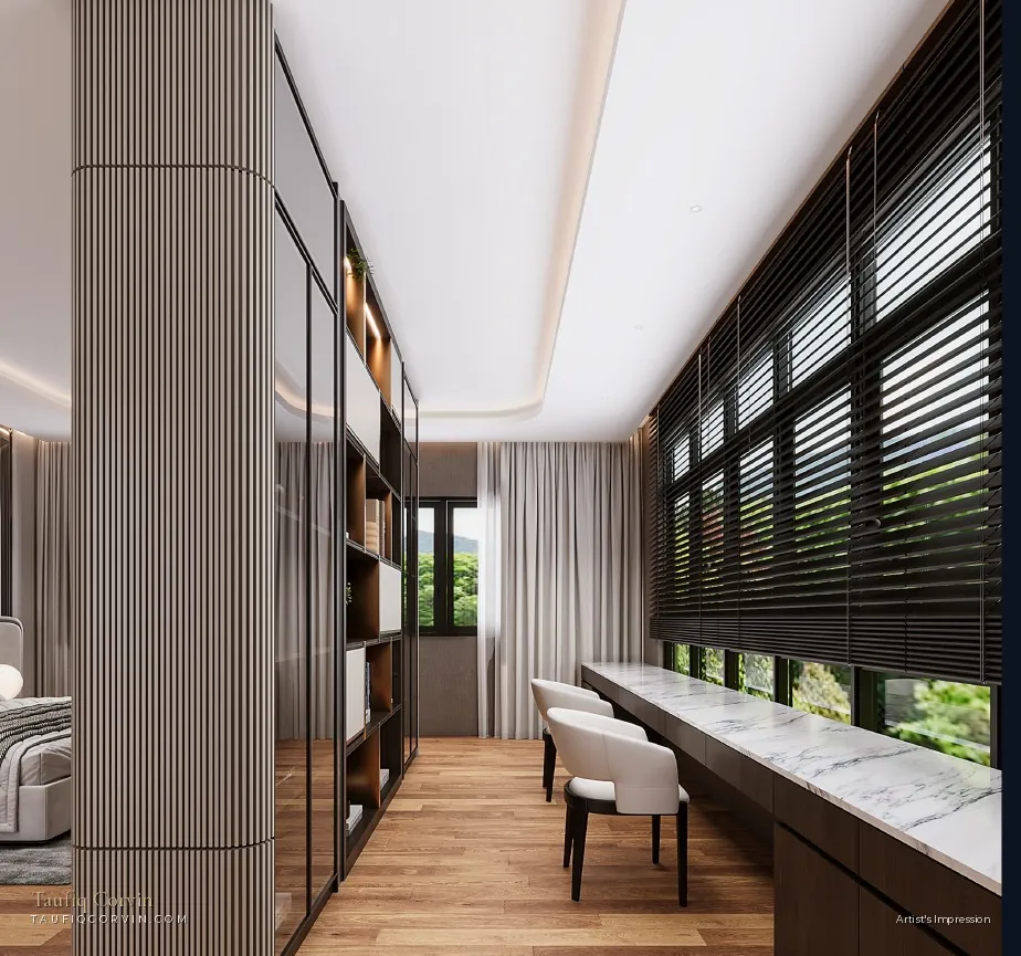Watten Sanctuary master study, Watten Estate Road, Singapore District 11 — artist's impression