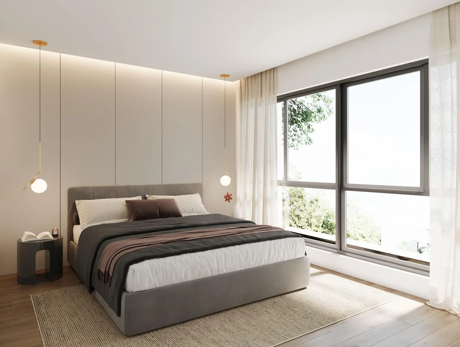 Zen junior master bedroom — artist's impression
