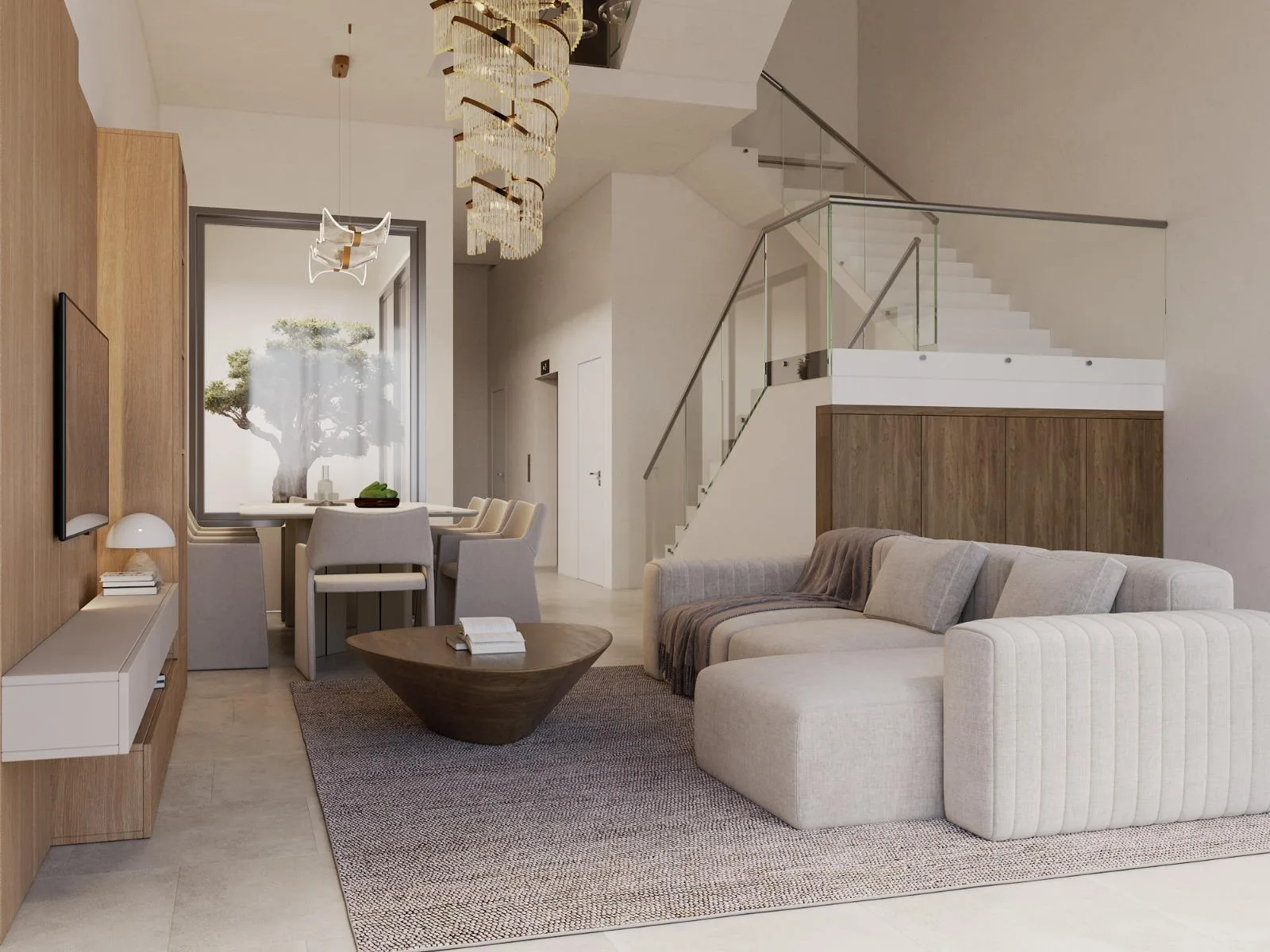 Zen living hall — artist's impression